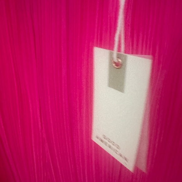 Good American Always Fits High Waist Plissé Fuchsia Pants  Sz 5/6 NWT 2x/3X - Picture 12 of 12